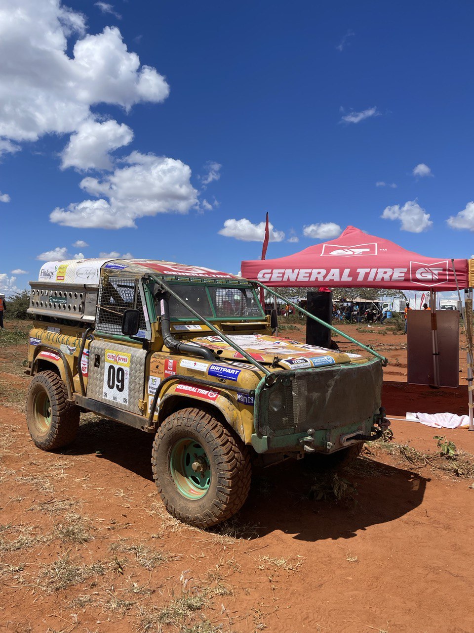 General Grabber X3 Excels at Rhino Charge Kenya