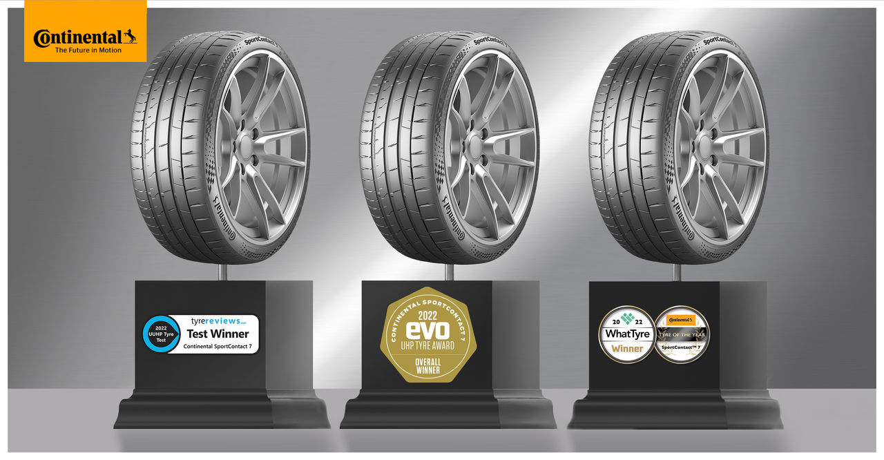 Outstanding Performance and Design: New Continental SportContact 7 Already a Winner